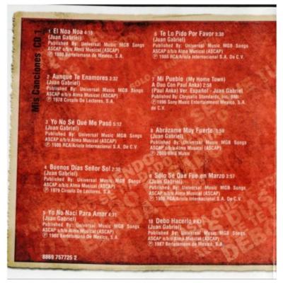 JUAN GABRIEL - MIS CANCIONESMIS AMIGOS (2CD) | CD