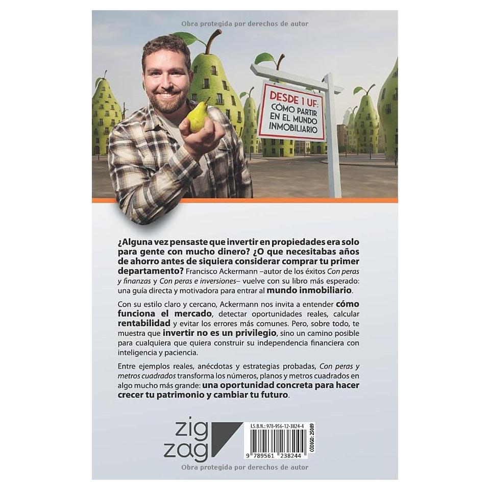 CON PERAS Y METROS CUADRADOS (TAPA BLANDA) - FRANCISCO ACKERMANN  | LIBRO