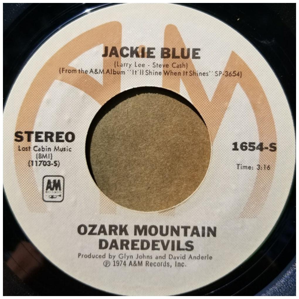OZARK MOUNTAIN DAREDEVILS - JACKIE BLUE | 7" SINGLE USADO