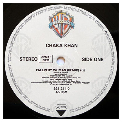 CHAKA KHAN - I M EVERY WOMAN  | 12" MAXI SINGLE USADO