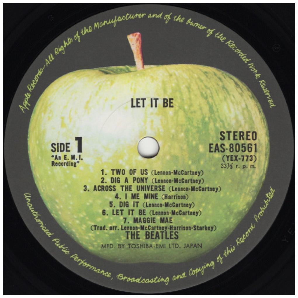THE BEATLES - LET IT BE (JAPAN EDITION) | VINILO USADO