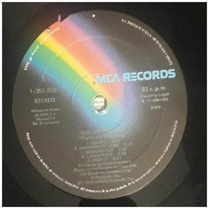 RUPERT HOLMES - PARTNERS IN CRIME | VINILO USADO
