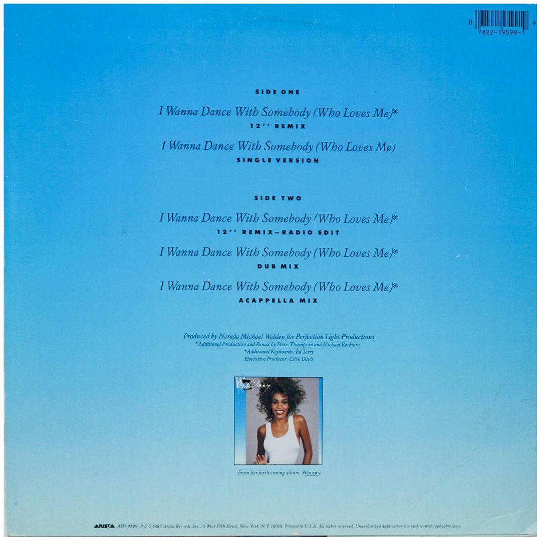 WHITNEY HOUSTON - I WANNA DANCE WITH SOMEBODY (WHO LOVES ME) | 12" MAXI SINGLE USADO