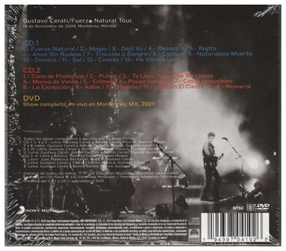 GUSTAVO CERATI - FUERZA NATURAL TOUR (2CD+DVD) | CD