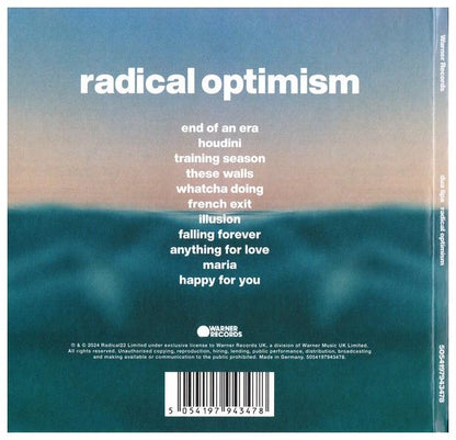 DUA LIPA - RADICAL OPTIMISM (Holographic Cover)| CD