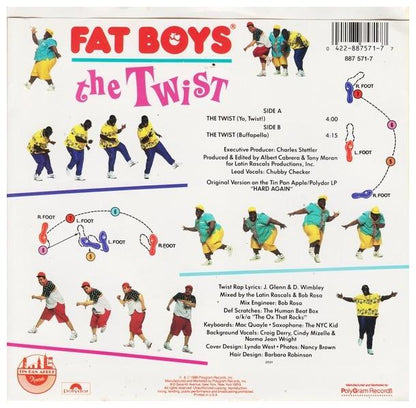 FAT BOYS - THE TWIST | 7" SINGLE VINILO USADO