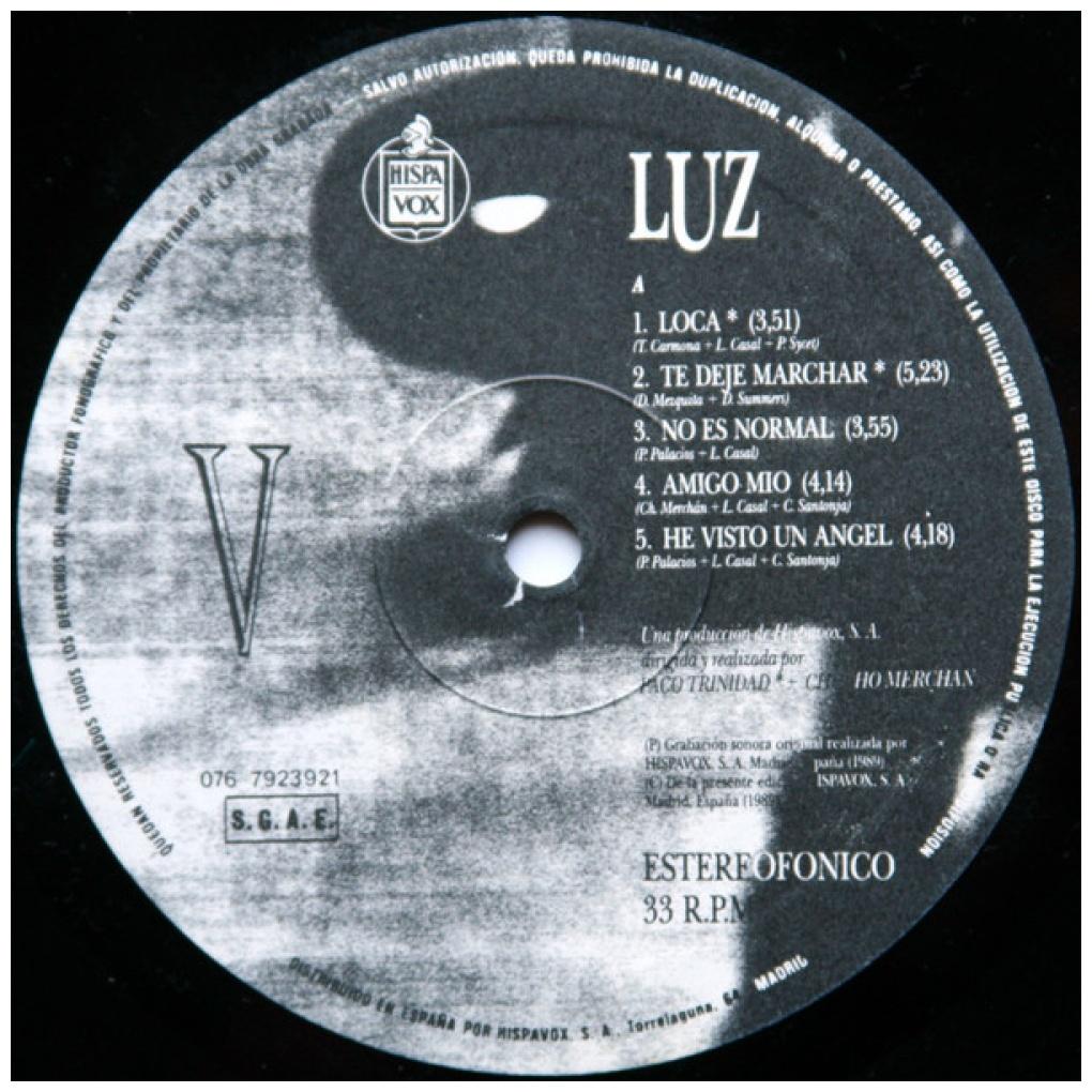 LUZ CASAL - LUZ V | VINILO USADO