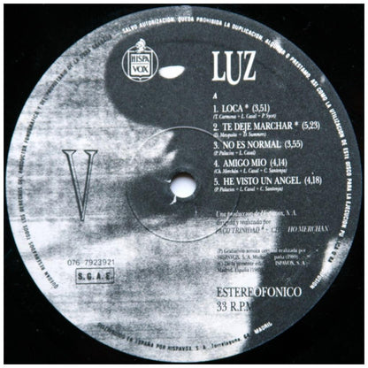LUZ CASAL - LUZ V | VINILO USADO