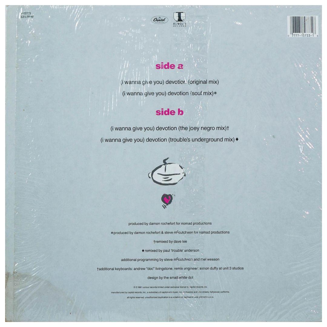 NOMAD  - (I WANNA GIVE YOU) DEVOTION | 12" MAXI SINGLE USADO