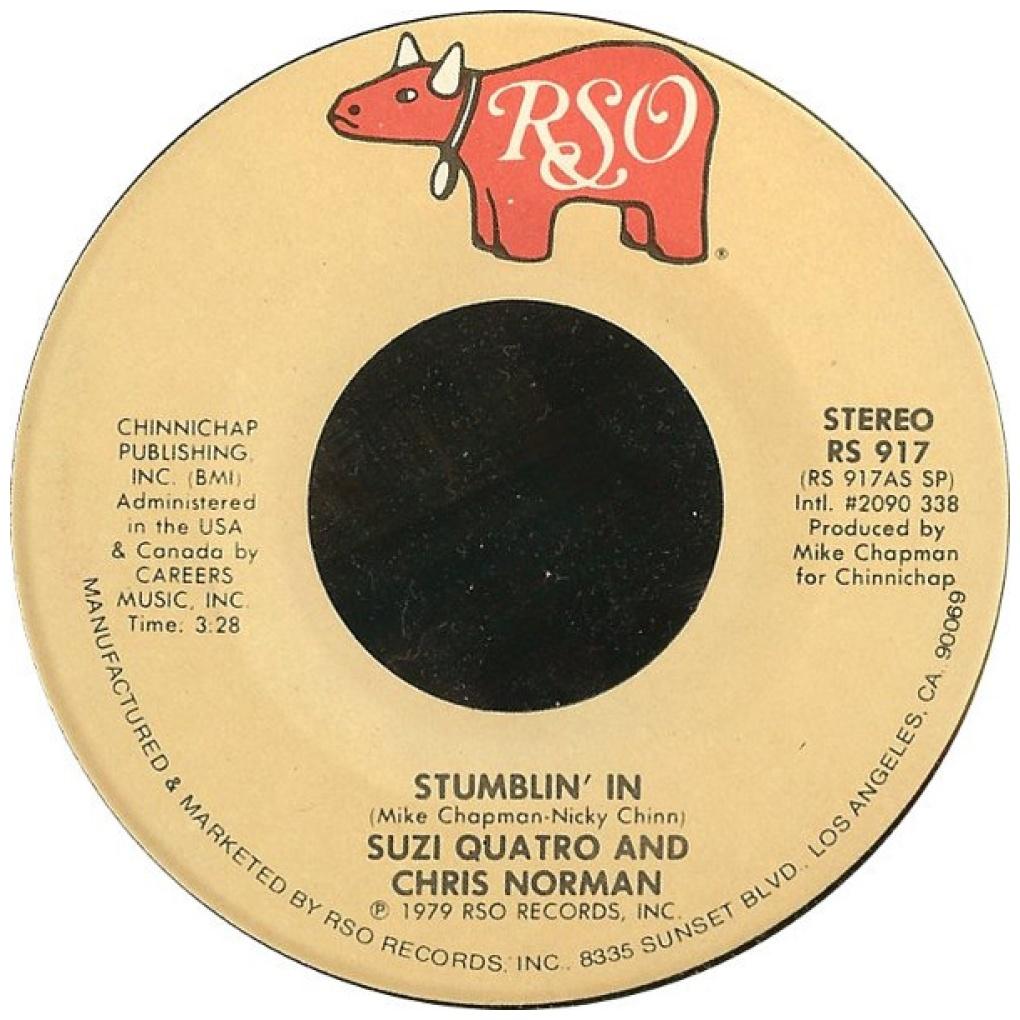 SUZI QUATRO AND CHRIS NORMAN - STUMBLIN' IN | 7" USADO