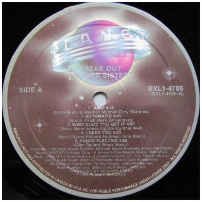 POINTER SISTERS - BREAK OUT | VINILO USADO