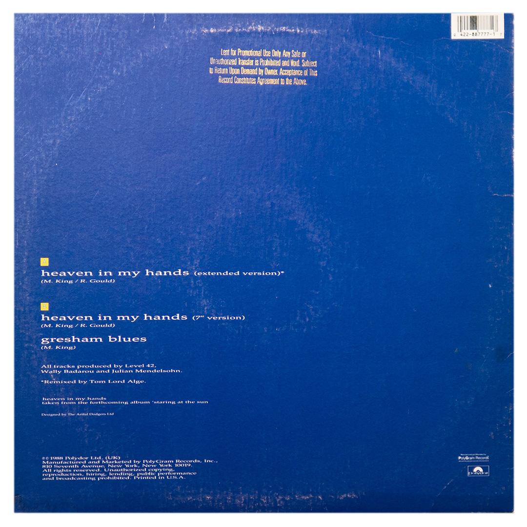 LEVEL 42 - HEAVEN IN MY HANDS | 12" MAXI SINGLE USADO