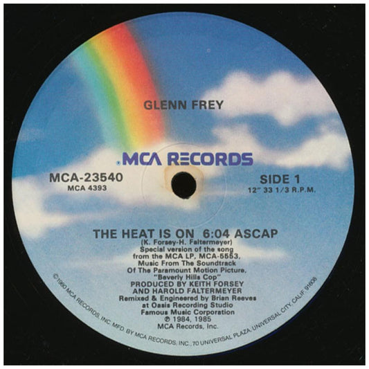 GLENN FREY - THE HEAT IS ON | 12'' MAXI SINGLE USADO