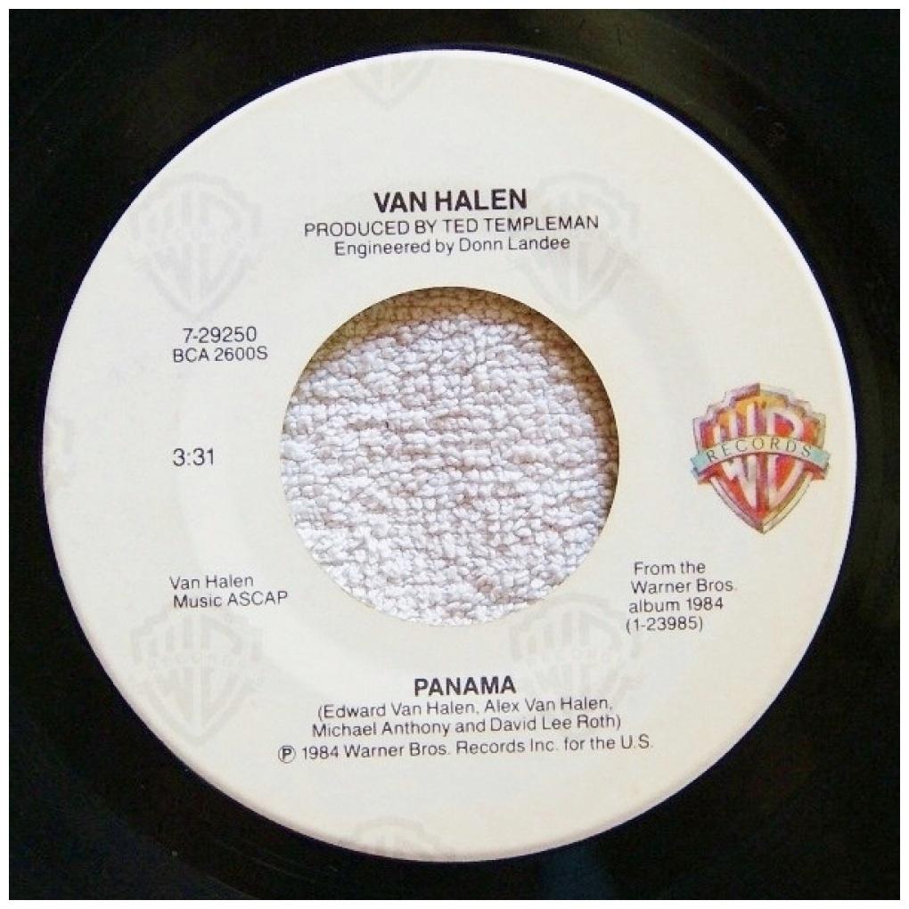 VAN HALEN - PANAMA | 7" SINGLE USADO