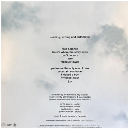 SUNDAYS - READING, WRITING & ARITHMETIC | VINILO