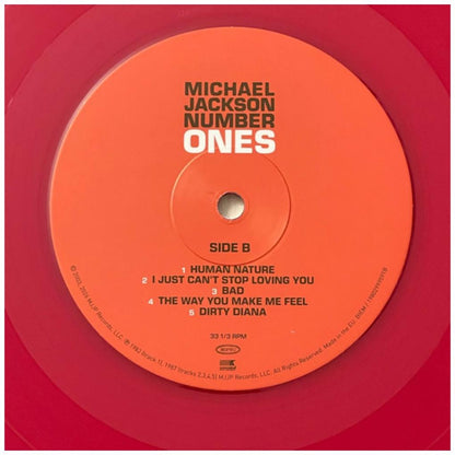 MICHAEL JACKSON - ONES (2LP) (RED VINYL) | VINILO