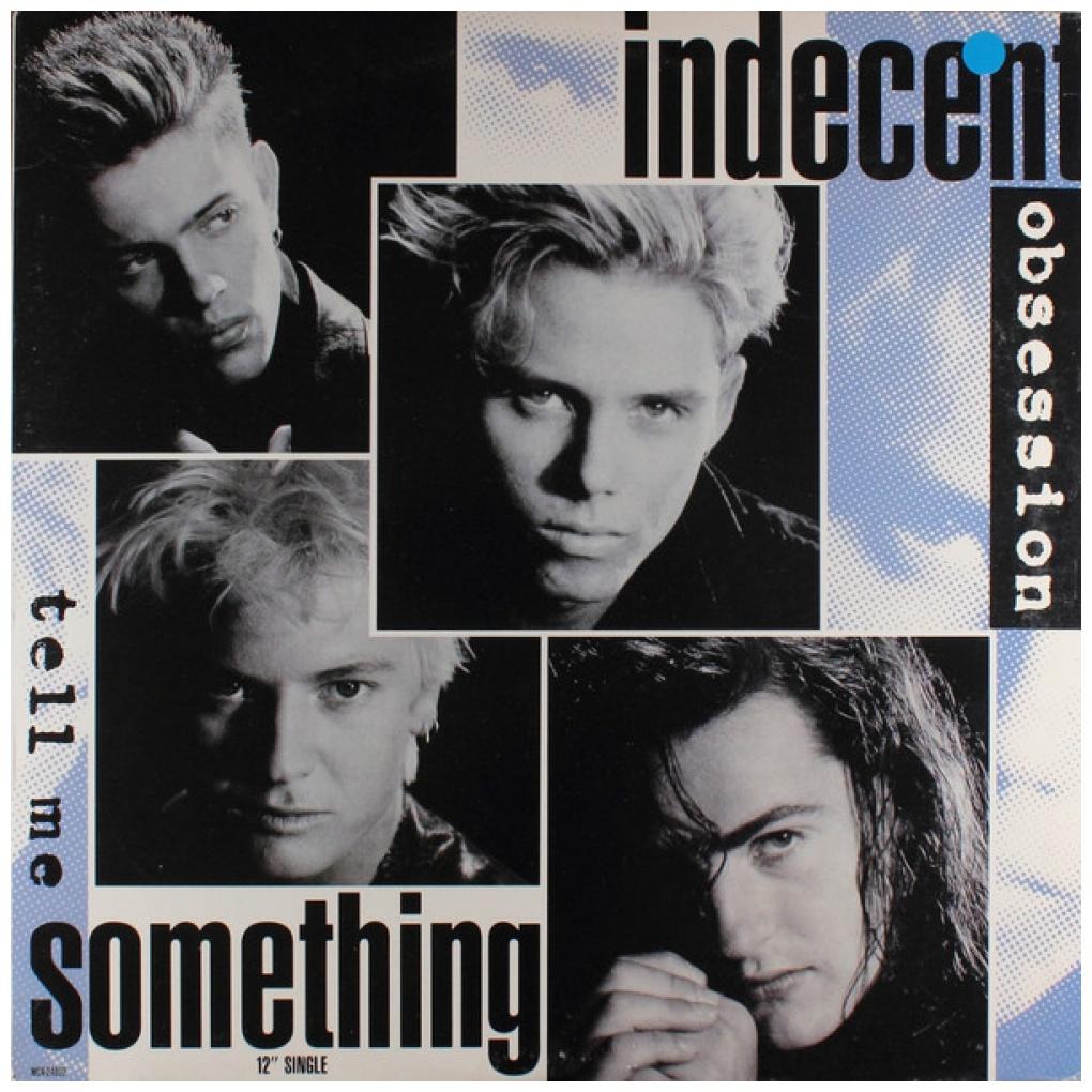 INDECENT OBSESSION - TELL ME SOMETHING (PROMO COPY) | 12'' MAXI SINGLE USADO
