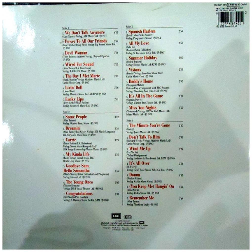 CLIFF RICHARD - REMEMBER ME: CLIFF'S GREATEEST HITS (2LP) | VINILO USADO