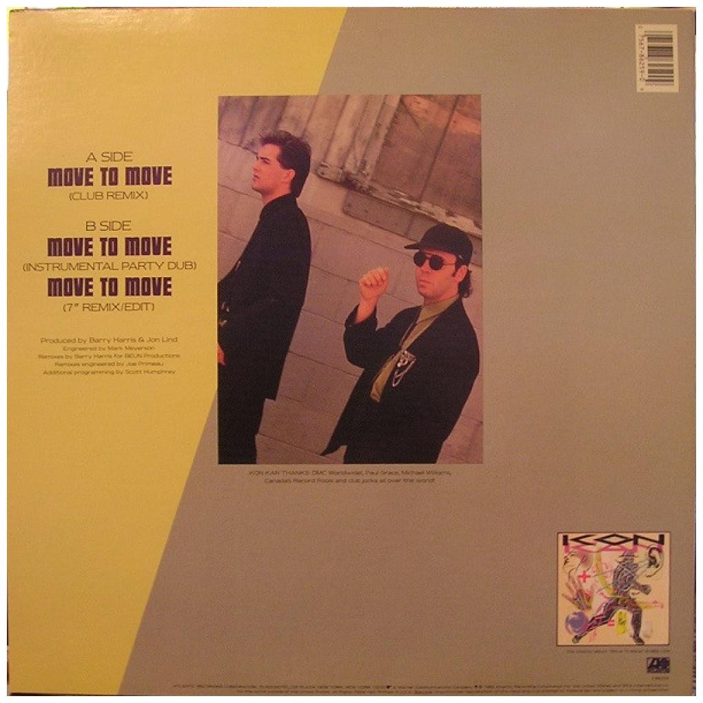 KON KAN - MOVE TO MOVE | 12'' MAXI SINGLE USADO