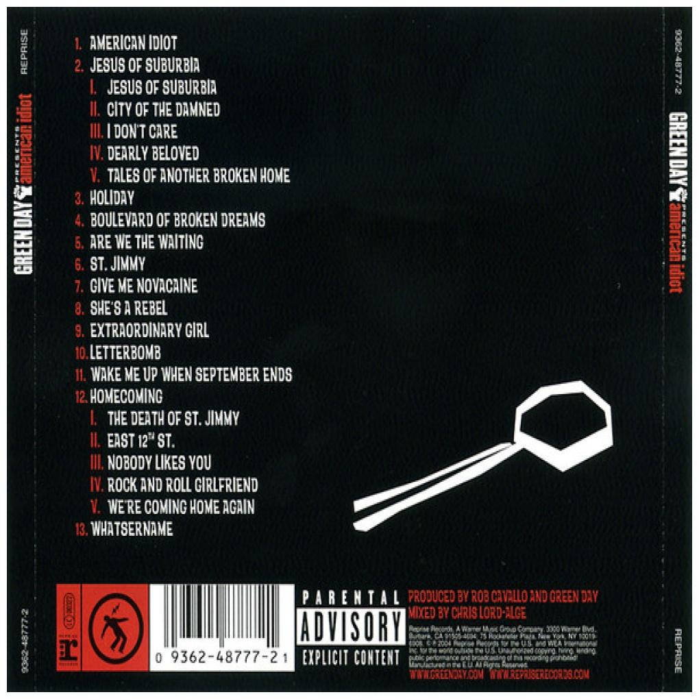GREEN DAY  - AMERICAN IDIOT | CD