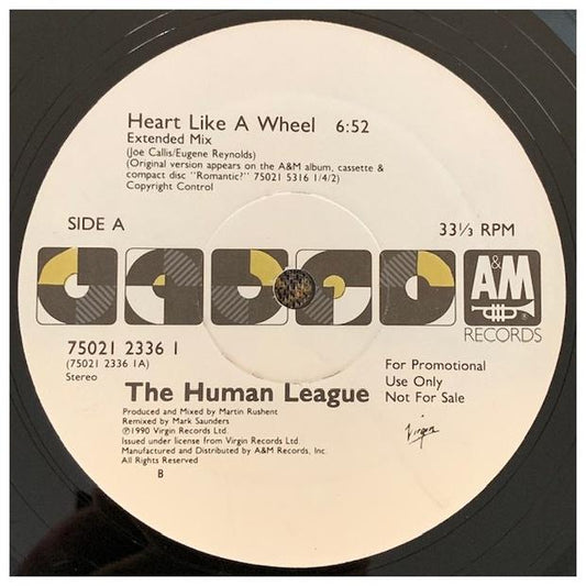 HUMAN LEAGUE - HEART LIKE A WHEEL | 12" MAXI SINGLE USADO