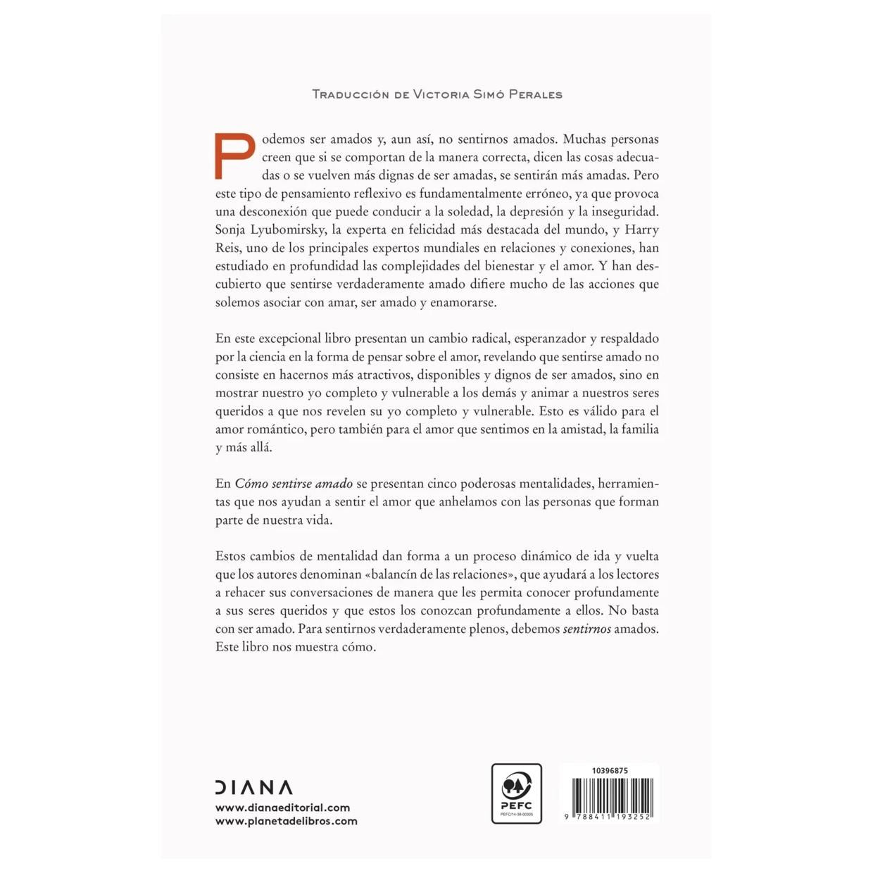CÓMO SENTIRSE AMADO (TAPA RÚSTICA) - HARRY REIS | LIBRO