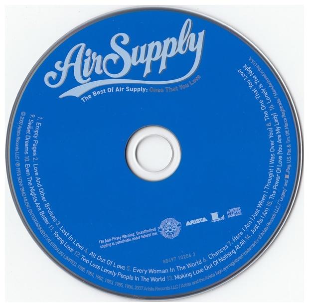 AIR SUPPLY - ONES THAT YOU LOVE: THE BEST | CD