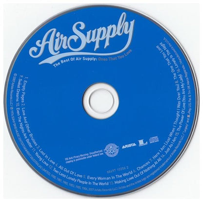 AIR SUPPLY - ONES THAT YOU LOVE: THE BEST | CD