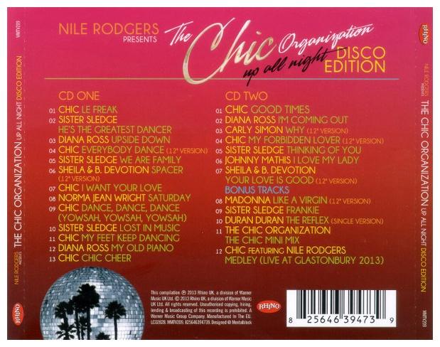 NILE RODGERS - THE CHIC ORGANIZATION UP | CD