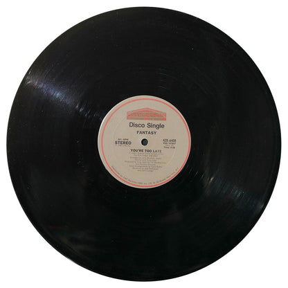 FANTASY  - YOU RE TOO LATE  | 12" MAXI SINGLE USADO