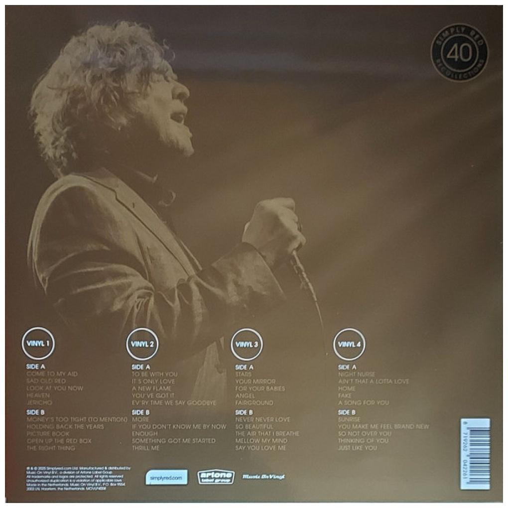 SIMPLY RED - RECOLLECTIONS (2LP) | VINILO