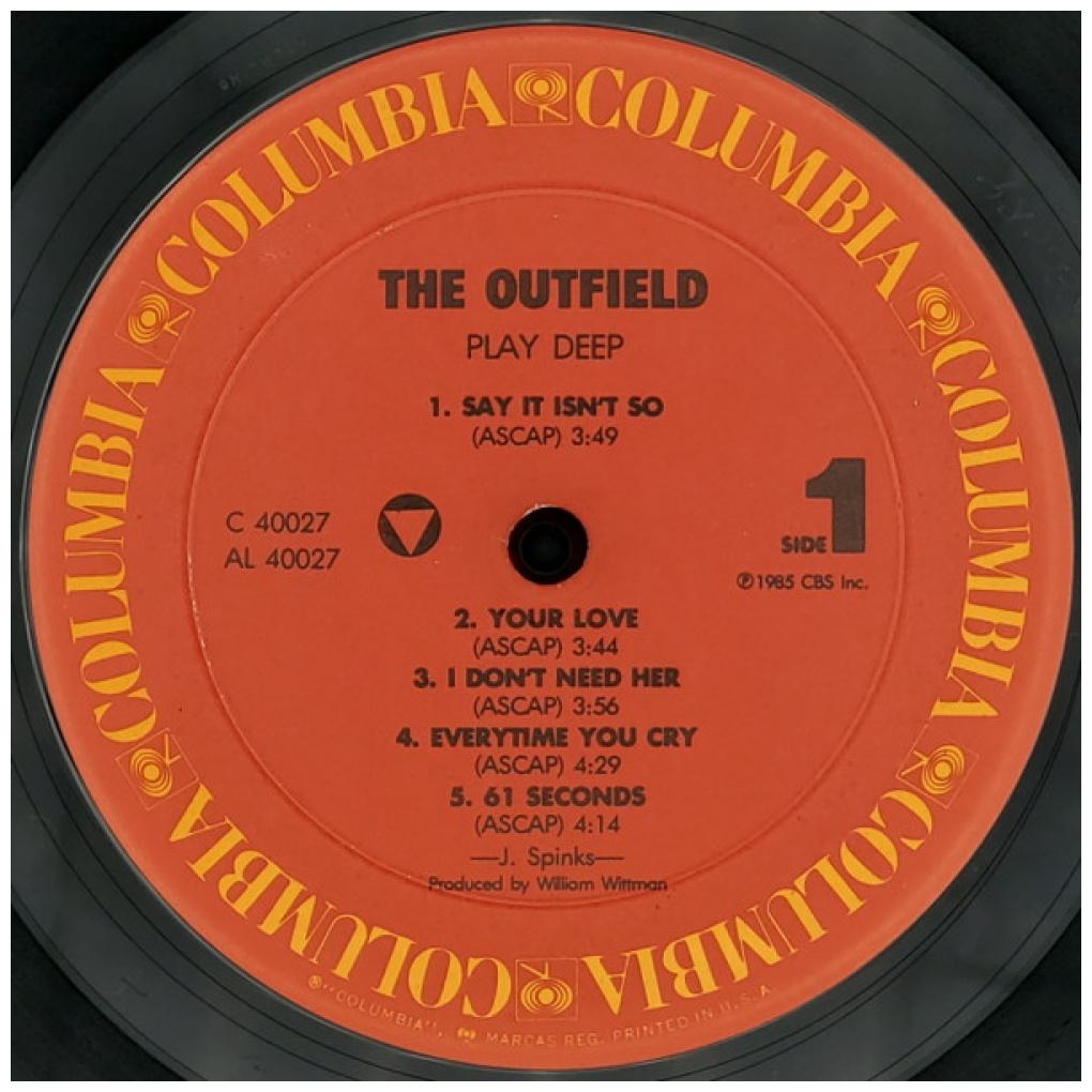 OUTFIELD - PLAYDEEP | VINILO USADO