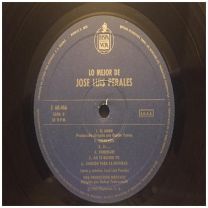 JOSE LUIS PERALES - LO MEJOR | VINILO USADO