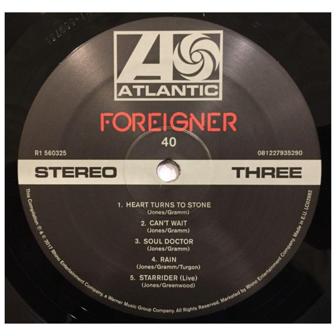 FOREIGNER - 40 HITS FROM 40 YEARS (2LP) | VINILO