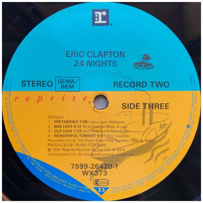 ERIC CLAPTON - 24 NIGHTS (2LP) | VINILO USADO