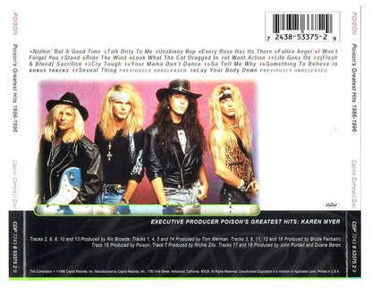 POISON - GREATEST HITS 1986-1996 | CD