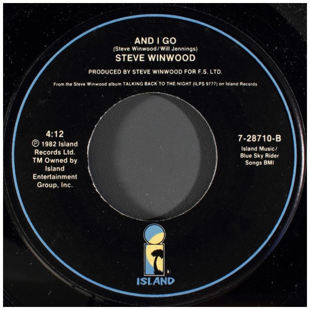 STEVE WINWOOD - HIGHER LOVE | 7" SINGLE USADO