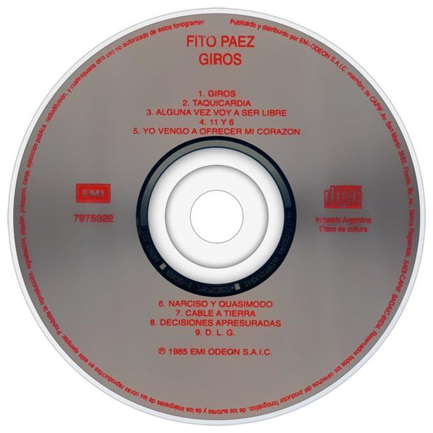FITO PAEZ - GIROS | CD