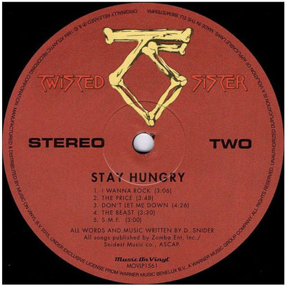 TWISTED SISTER - STAY HUNGRY | VINILO