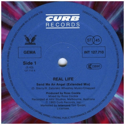 REAL LIFE - SEND ME AN ANGEL (PLATTE IN MEHRFARBIGEM VINYL) | 12'' MAXI SINGLE USADO