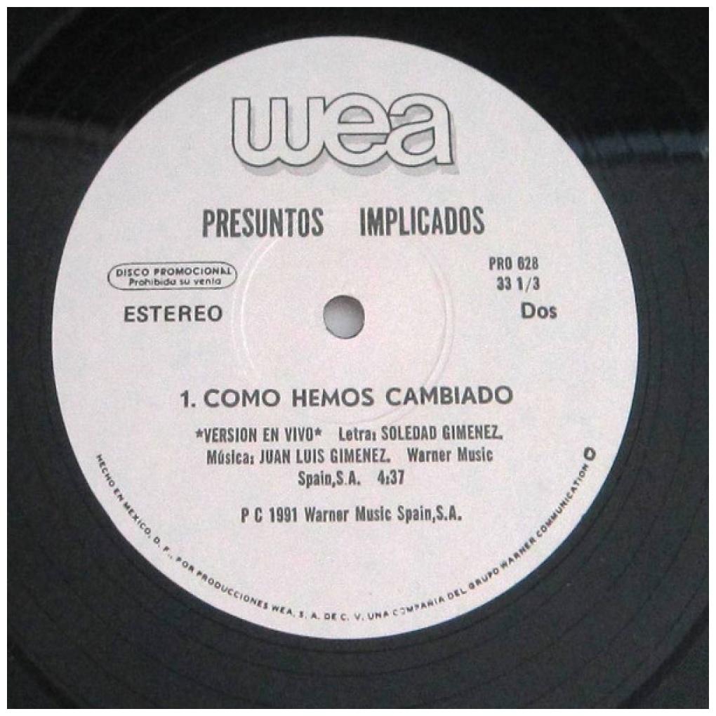 PRESUNTOS IMPLICADOS - COMO HEMOS CAMBIADO | 12" MAXI SINGLE VINILO USADO