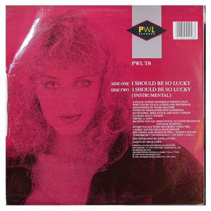 KYLIE MINOGUE - I SHOULD BE SO LUCKY | 12" MAXI SINGLE USADO