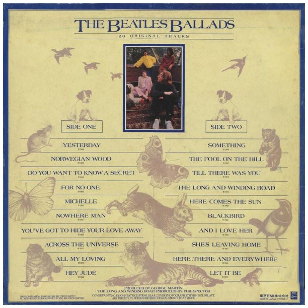 THE BEATLES - BEATLES BALLADS: 20 ORIGINAL TRACKS (JAPAN EDITION) | VINILO USADO