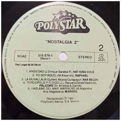 NOSTALGIA 2 - 20 CANCIONES INOLVIDABLES-VARIOUS ARTIST (2LP) | VINILO USADO