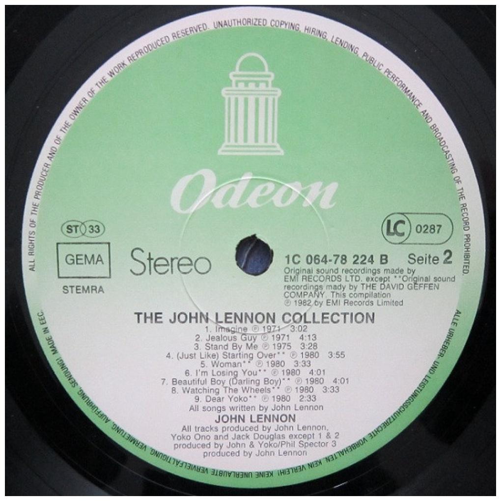 JOHN LENNON - THE COLLECTION | VINILO USADO