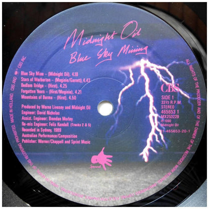 MIDNIGHT OIL - BLUE SKY MINING | VINILO USADO