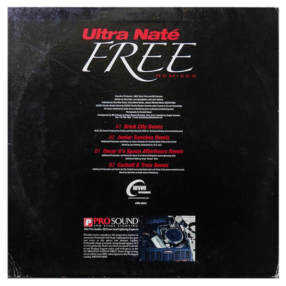 ULTRA NATE - FREE (REMIXES) | 12" MAXI SINGLE USADO