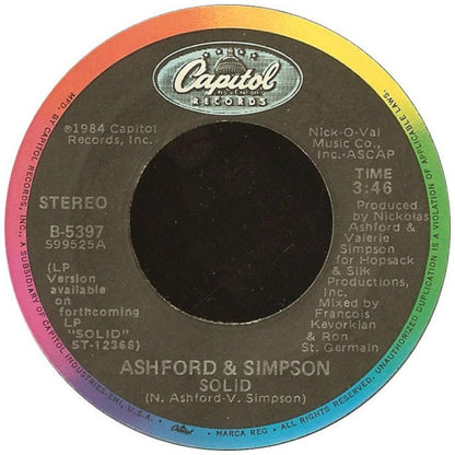 ASHFORD & SIMPSON - SOLID | 7" SINGLE USADO
