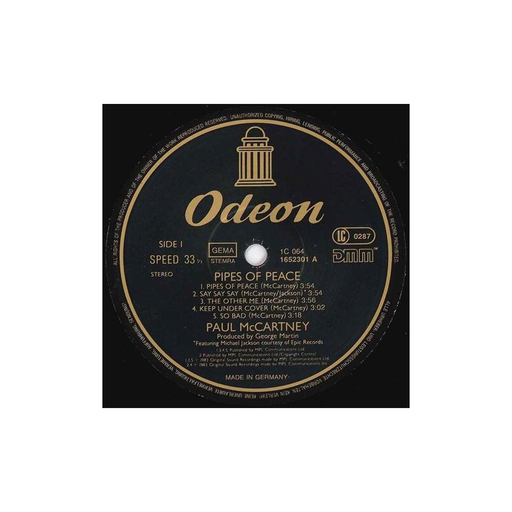 PAUL MCCARTNEY - PIPES OF PEACE  | VINILO USADO