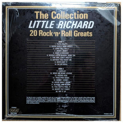 LITTLE RICHARD - 20 ROCK N  ROLL GREATS: THE COLLECTION | VINILO USADO